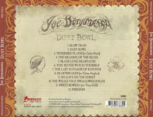 Joe Bonamassa - Dust Bowl - Back