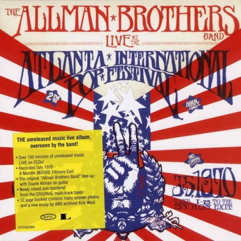 The Allman Brothers Band - Live At The Atlanta International Pop Festival 1970 - Front