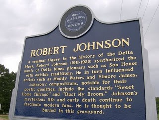 Historic Marker for Robert Johnson
