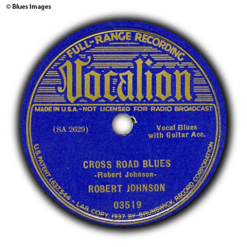 RJ Cross Road Blues 78 giri