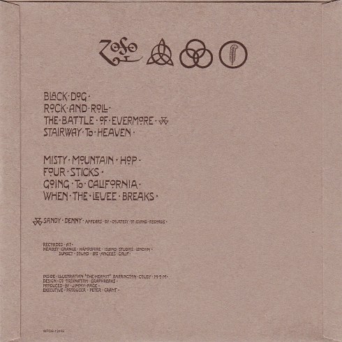 Led Zeppelin - Definitive Collection (CD 04 Led Zeppelin 4) - Inside (3-3) (1)