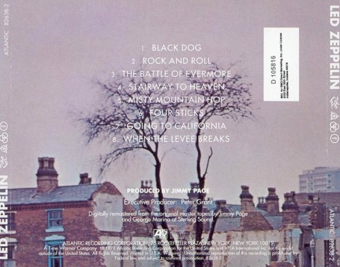 Led Zeppelin - Led Zeppelin 4 - Back