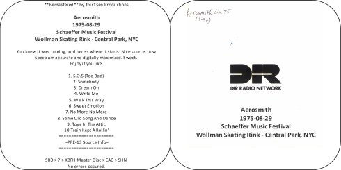 Aero NY Central Park 1975