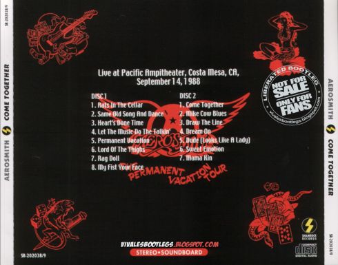 Aerosmith Come Together back