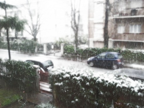 Neve a Stonecity dall'ufficio di Nonantolaslim - foto di TT