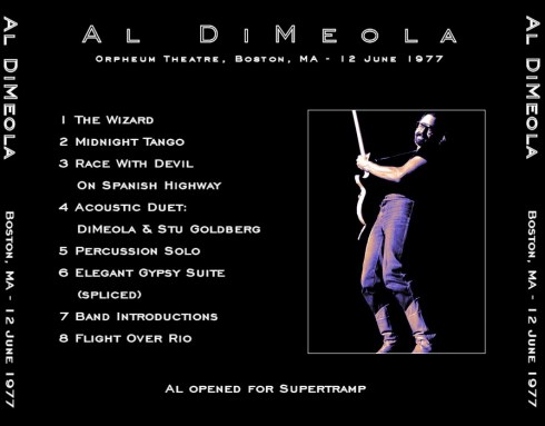 Al DiMeola 1977-06-12 bk