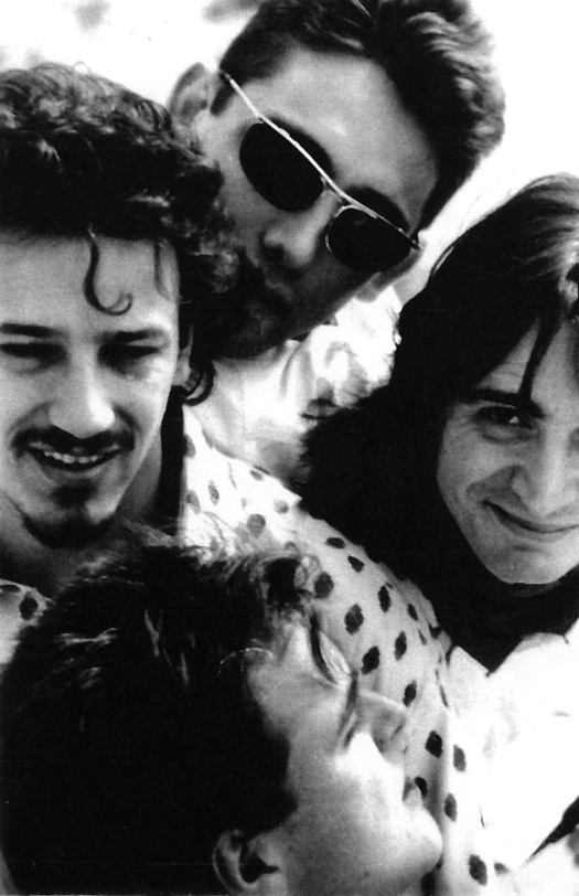 CATTIVA COMPAGNIA:da sx a dx Luigi Mammi - Mixi Croci - Tim Tirelli - Tommy Togni (sotto)