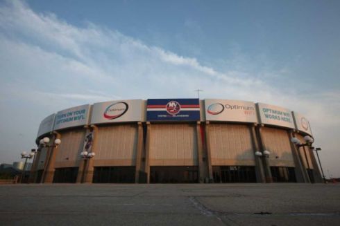 Nassau Coliseum - arena dell'aera di New York che negli anni settanta poteva ospitare 15.ooo spettatori.