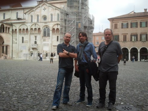 TRES HOMBRES: da sx a dx JayPee, Tim, Picca - Foto di Lorenzo Stevens