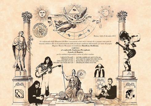 Attestato esoterico Blues Picca