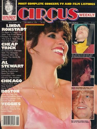 CIRCUS magazine Linda Ronstadt 1978