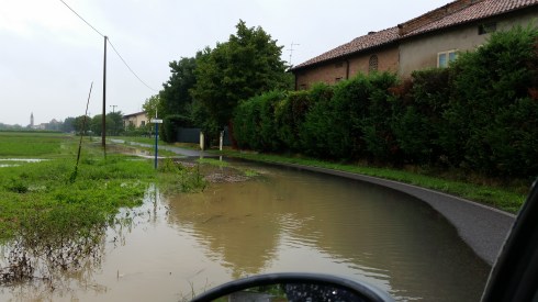 July 2014: here comes the flood - Domus Saurea's long and winding road (photo TT) 