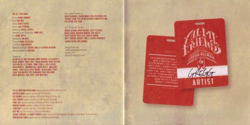 Gregg Allman all my ftiends 