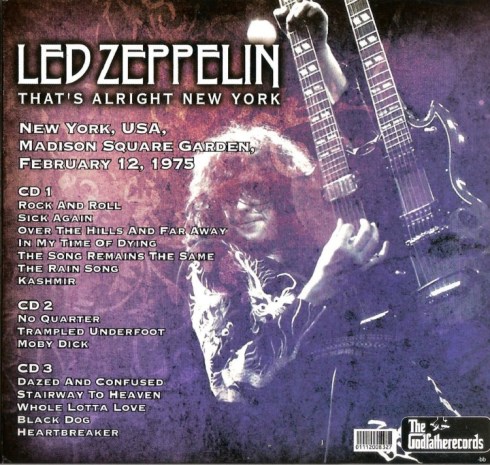 LZ That's Alright New York -NY 12feb 1975