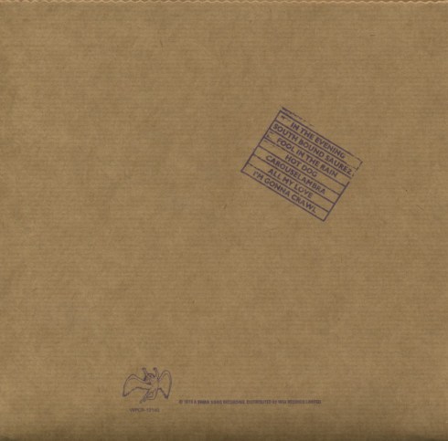 Led Zeppelin - In Through The Out Door (Japan) - Back