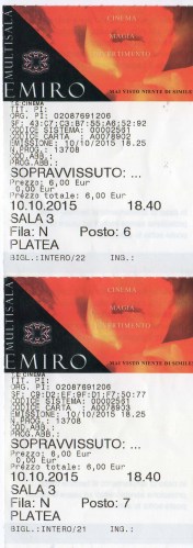 Biglietto THE MARTIAN