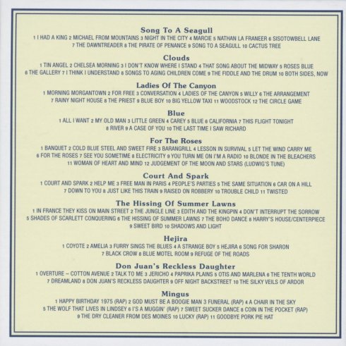 Joni Mitchell The Studio Albums 1968-1979