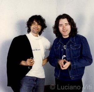 Jimmy Page & Rory Gallagher Pistoia 1984 - photo Luciano Viti