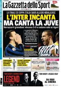 Gazzetta soprt 3-3-2016