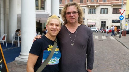 Saura & Billy Sheerwood - YES Milano Teatro Nazionale 28-5-2016 - photo TT