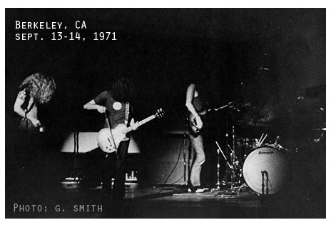 Led Zeppelin, Berkeley sept 1971