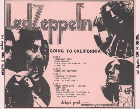 Led Zep Going To Ca Berkeley 14-9-1971 DADGAD productions 