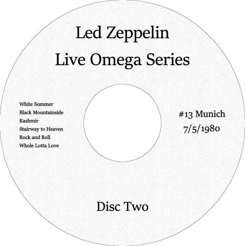 Led Zeppelin Live Omega 13 Munich 5 july 1980 Winston Remaster