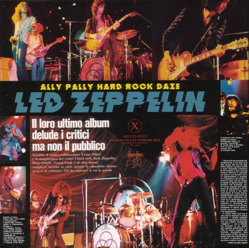 Led Zeppelin Ally Pally Hard Rock Daze 1972 UK Tour (Empress Valley)