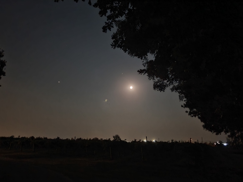 Night view from Domus Saurea - agosto 2021 - foto TT