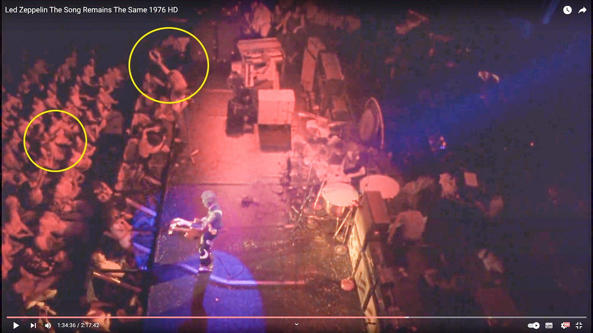 Ana Pearce - The Song Remains The Same film NY 1973